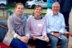 Der Vorstand: Annegret Spillner, Ramona Burmester, Jürgen Lenski